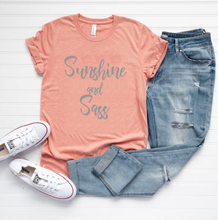 Load image into Gallery viewer, Sunshine and Sass T-shirt