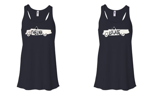 Thelma and Louise Flowy Tank Set