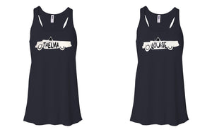 Thelma and Louise Flowy Tank Set